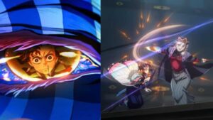 'डेमन स्लेयर इनफिनिटी कैसल मूवी 1 की लड़ाइयाँ: तंजिरो बनाम अकाजा, शिनोबू बनाम डौमा'