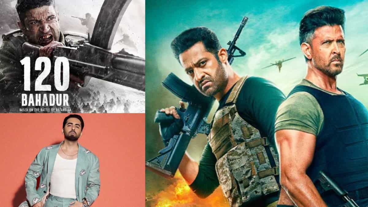 'आयुष्मान खुराना की थामा, फरहान अख्तर की 120 बहादुर का टीजर वॉर 2 के साथ जोड़ा गया'