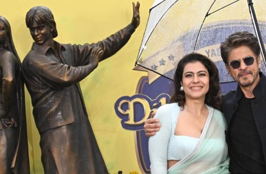 'शाहरुख़ ख़ान और काजोल की प्रतिक्रिया, जब उन्हें लंदन में अमर कर दिया गया...'